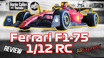 Rastar Ferrari F1-75 RC 1/12 🛑 REVIEW EN ESPAÑOL + link AliExpress - Ferrari F1 75 Charles Leclerc