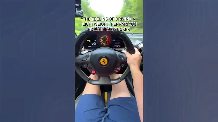 THE FEELING WHEN BUY A ‘LIGHTWEIGHT’ FERRARI FOR STICKER