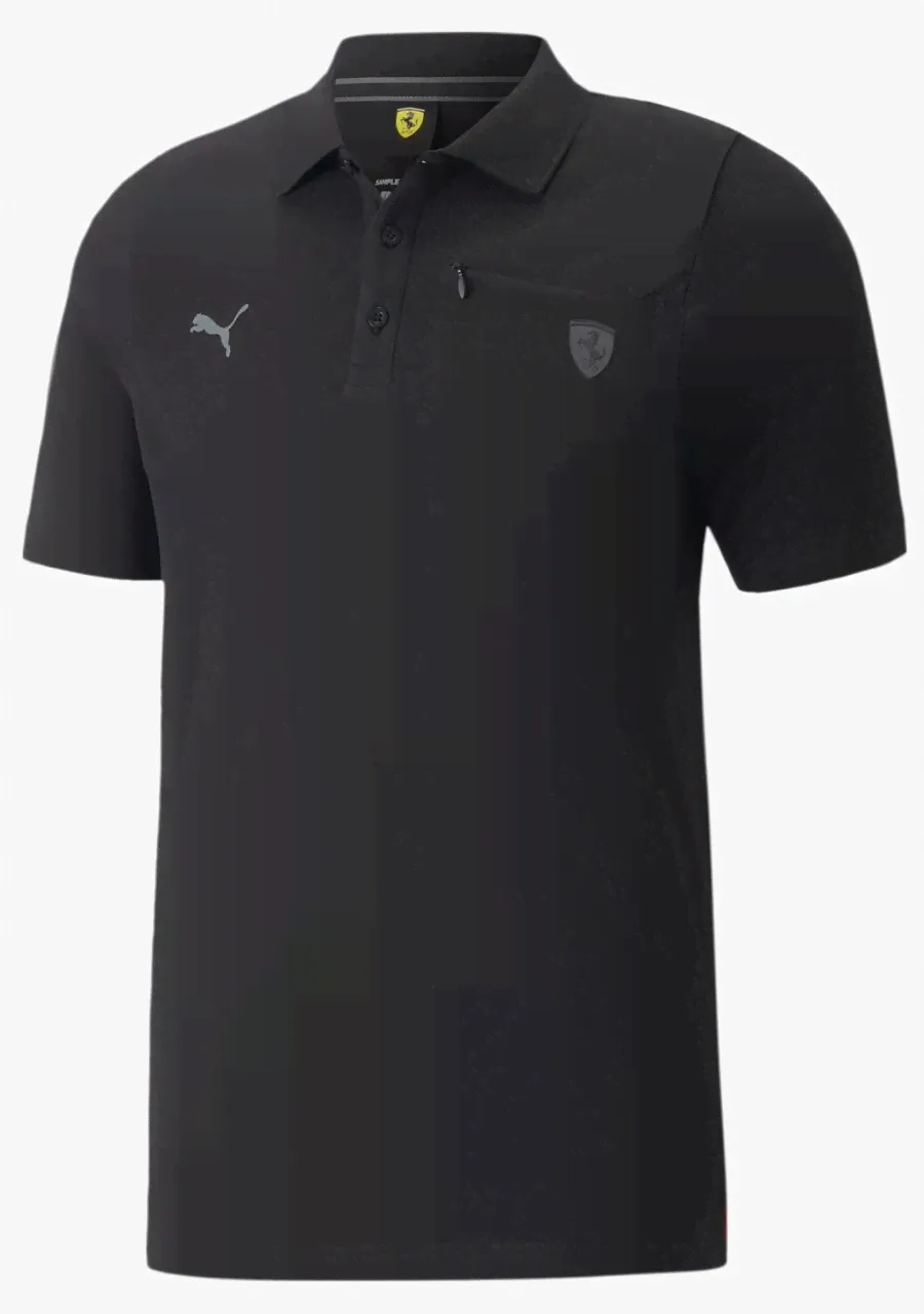 Мужское теннисное поло Puma Ferrari Style Polo - black