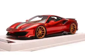 FERRARI 488 PISTA 2023 WINE RED (LIMITED 44/66) / ФЕРРАРИ ПИСТА КРАСНЫЙ*
