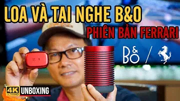 B&O FERRARI EDITION: LOA DI ĐỘNG B&O BEOSOUND EXPLORE & TAI NGHE TRUE WIRELESS B&O BEOPLAY EX