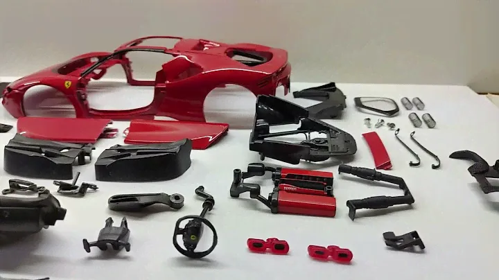 Как разобрать FERRARI SF90 STRADALE В МАСШТАБЕ 1/18 от BBURAGO