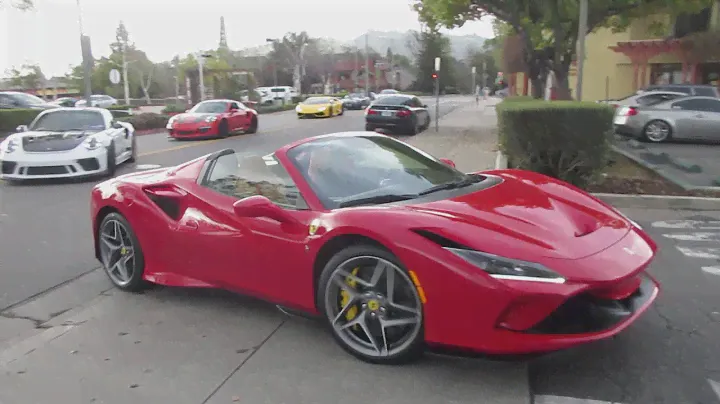 New 2022 Ferrari F8 Spider (w/ startup, roof operation)