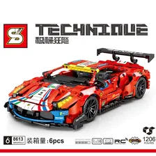 Конструктор SY 8613 Спорткар Ferrari 488 GTE