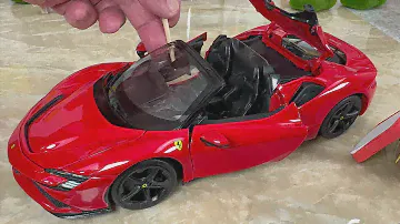 WOW!!! 👍NEW FERRARI SF90 SPIDER HYPERCAR 💖 (12231) DIECAST - MAISTO Review by Model Car
