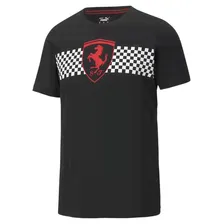 Футболка мужская Puma Ferrari Race Checkered Flag Tee, размер 50-52 (59984801)