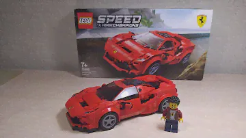 Обзор на набор из серии Speed champions Ferrari F8 Tributo 76895!