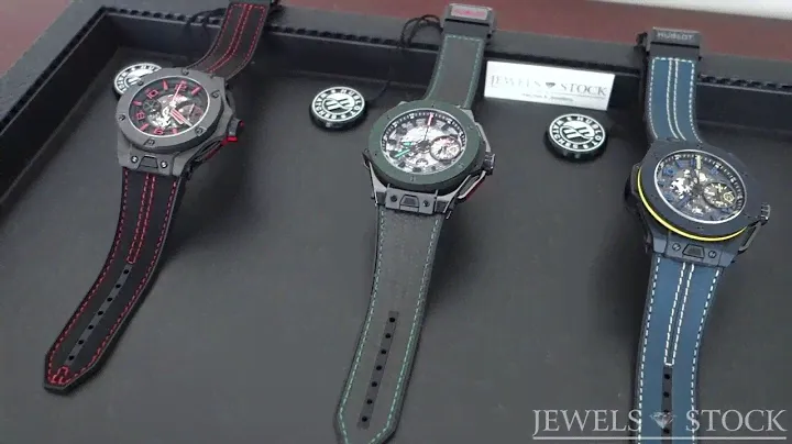 Hublot Ferrari Limited Edition's Triple Set, Mexico, Brasil, Carbon