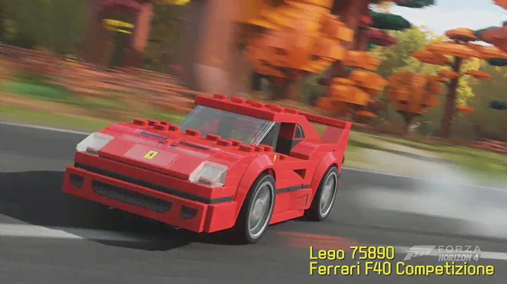 Lego 75890 Speed Champion Ferrari F40 Competizione Stopmotion build
