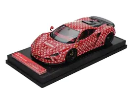 FERRARI F8 2024 LOUIS VUITTON RED (LIMITED 27/30) / ФЕРРАРИ Ф8 ЛУИ ВИТТОН*