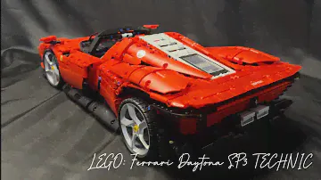 LEGO: TECHNIC FERRARI DAYTONA SP3 build | AliExpress | LEGO TECHNIC SUPERCAR
