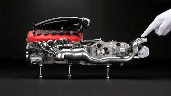 Revealing the Ferrari Daytona SP3 Engine & Gearbox 1:4 Scale