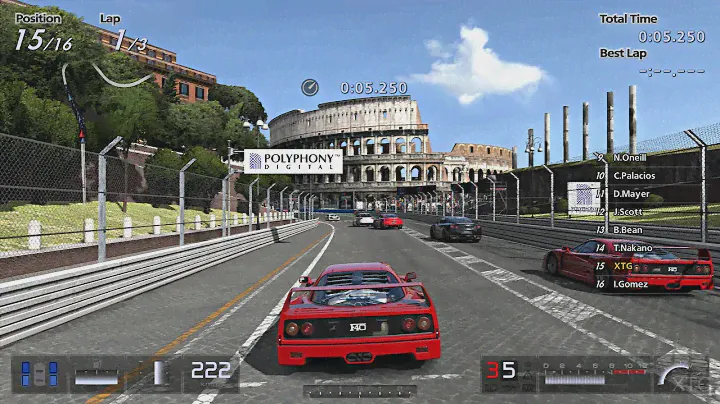 [#7] Gran Turismo 5 - Rome (Ferrari F40 '92) PS3 Gameplay HD (RPCS3)