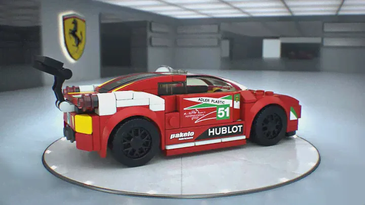 Ferrari 458 Italia GT2 - LEGO Speed Champions - 75908 - Product Animation