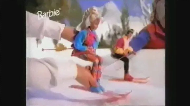 Barbie Winter Sport 1995 рекламный ролик Барби 90-х