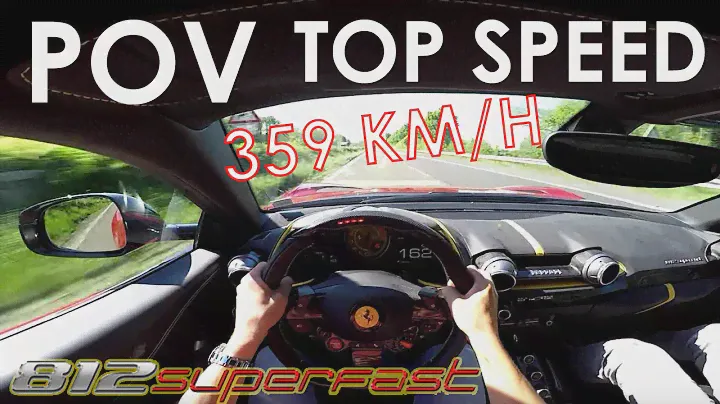 POV | FERRARI 812 SUPERFAST | TOP SPEED - 359 km/h 😱😱